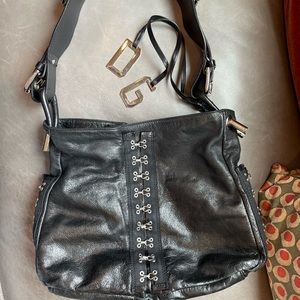 Dolce & Gabanna black shoulder bag.